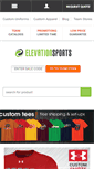 Mobile Screenshot of elevationsports.com